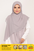 Bawal Sulam Violet Ash