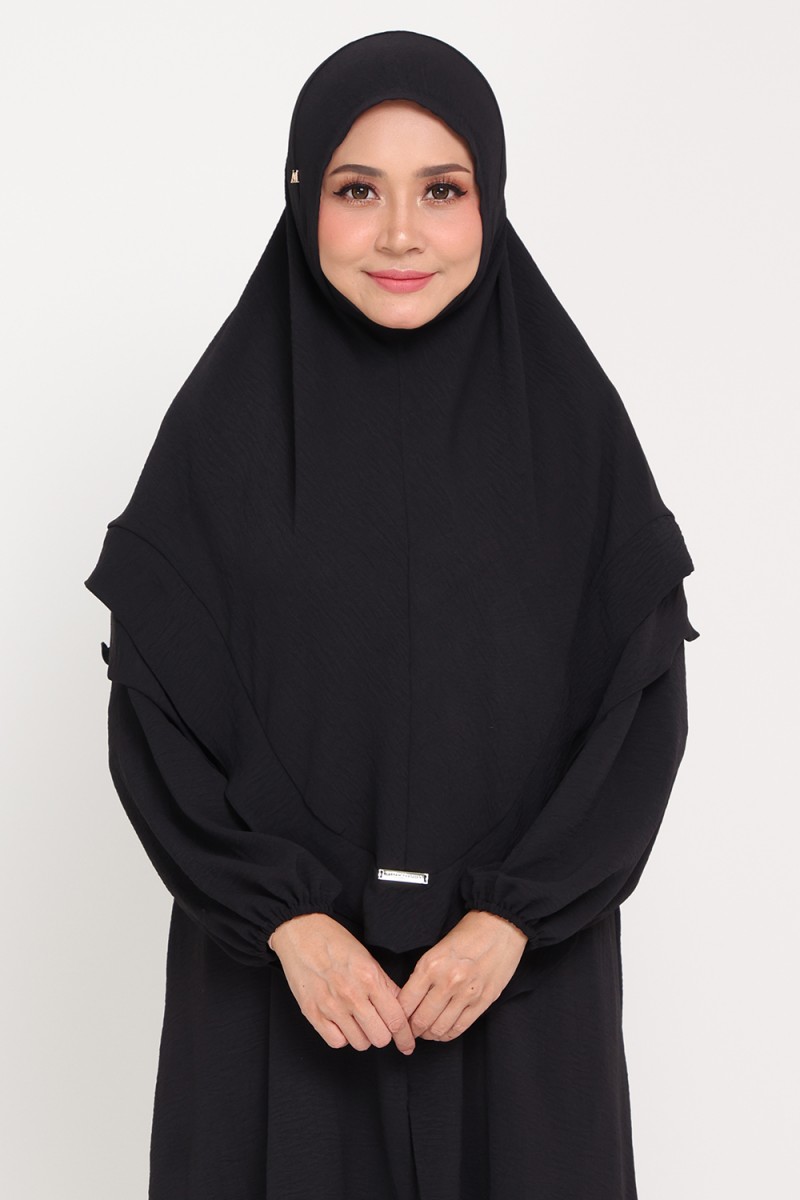 Khimar Black Jam