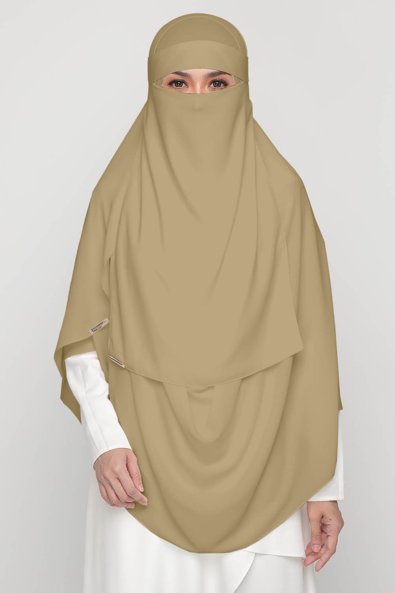 Niqab Greenish Brown