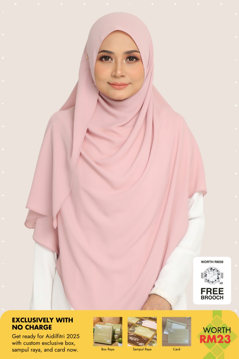 Umma Shawl Merangsri Milky Rose