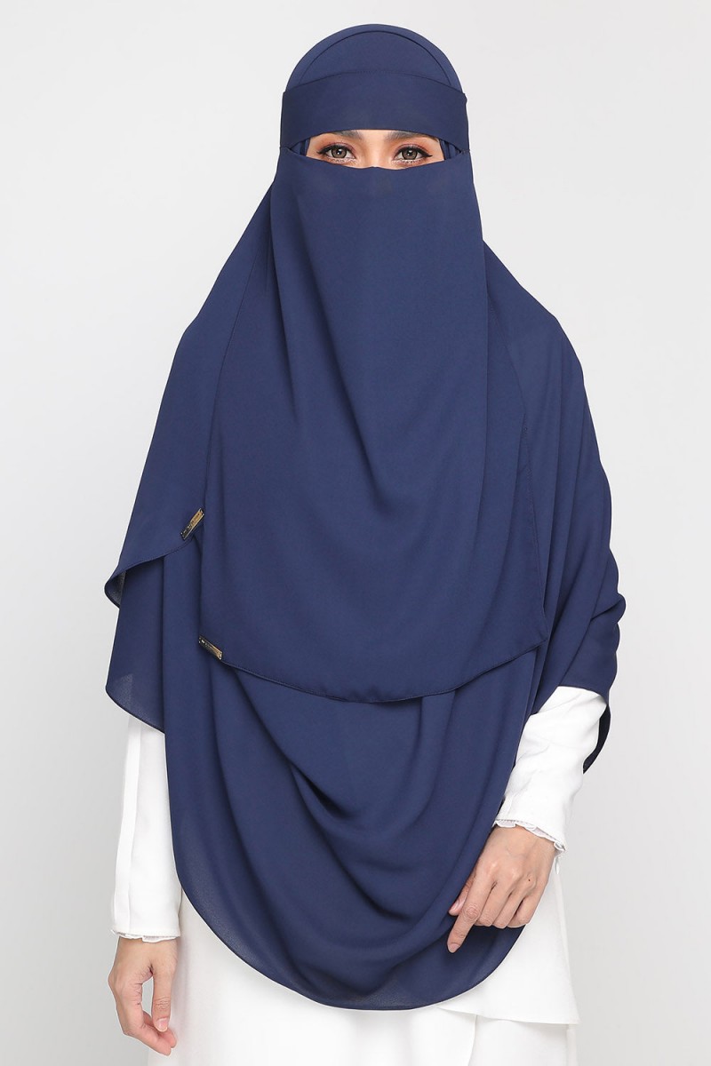 Niqab Denim Blue