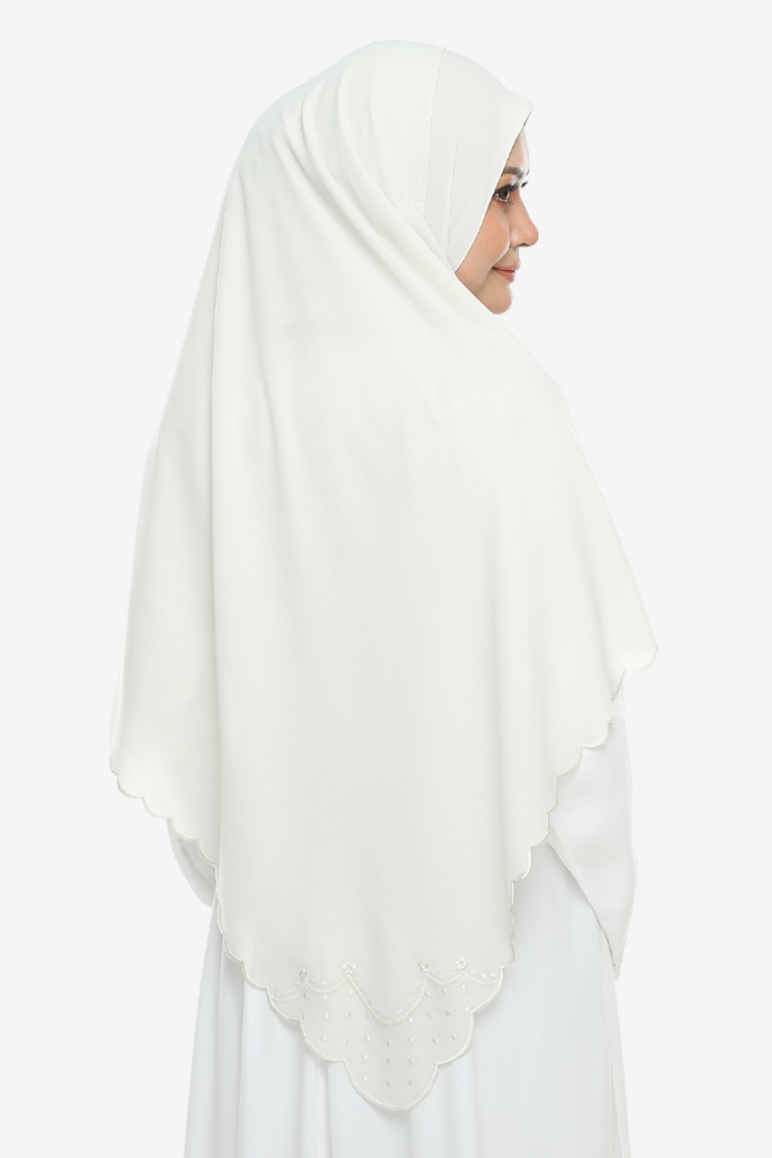 As-Is Shawl Sulam Pansy Cream Cheese