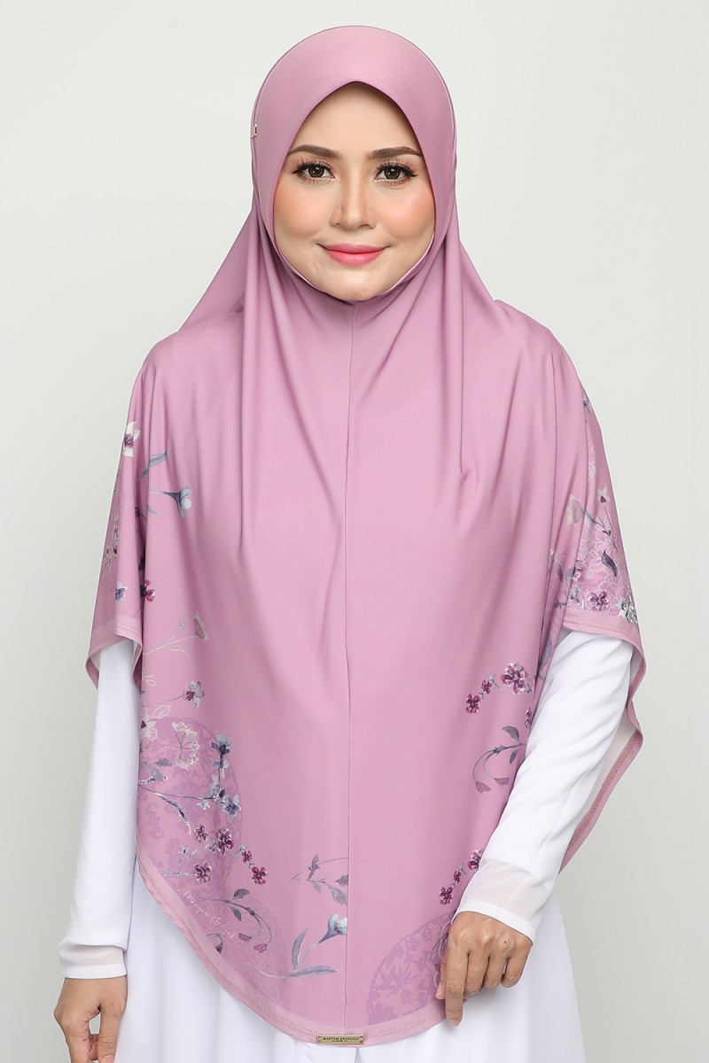 Sarung Printed Najdiyyah Pinky Orchid