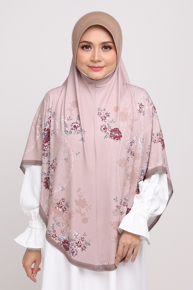 Sarung Printed Saadiyyah Rosy Cream