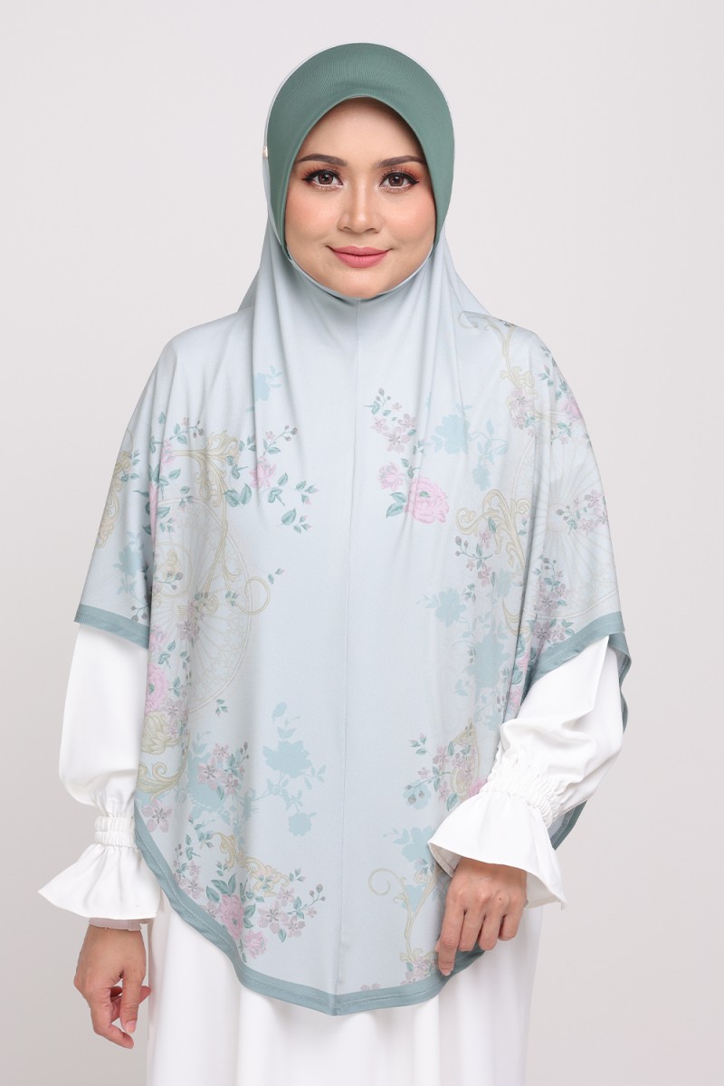 Sarung Printed Saadiyyah Sage Mint