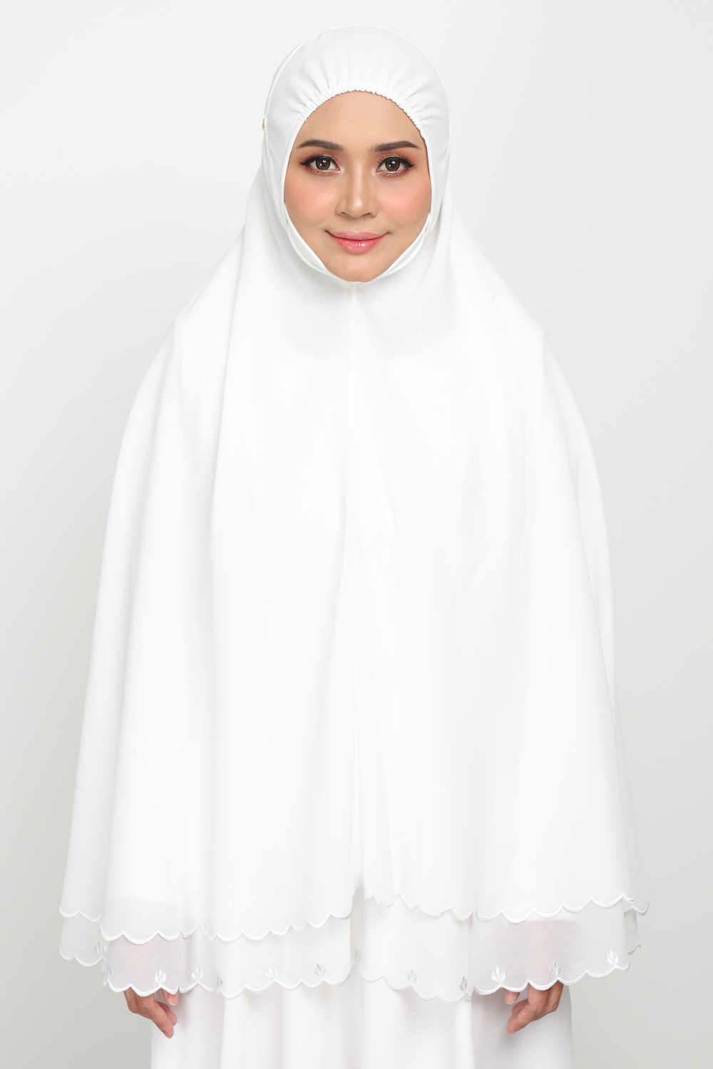 [AS-IS]- Mini Telekung Fatimah Alice White