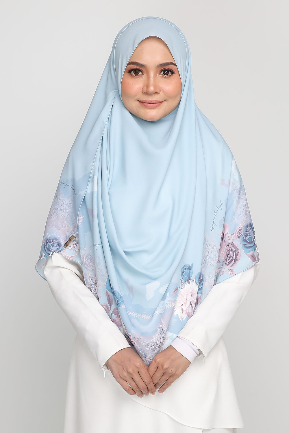 Long Shawl BM Blue Air