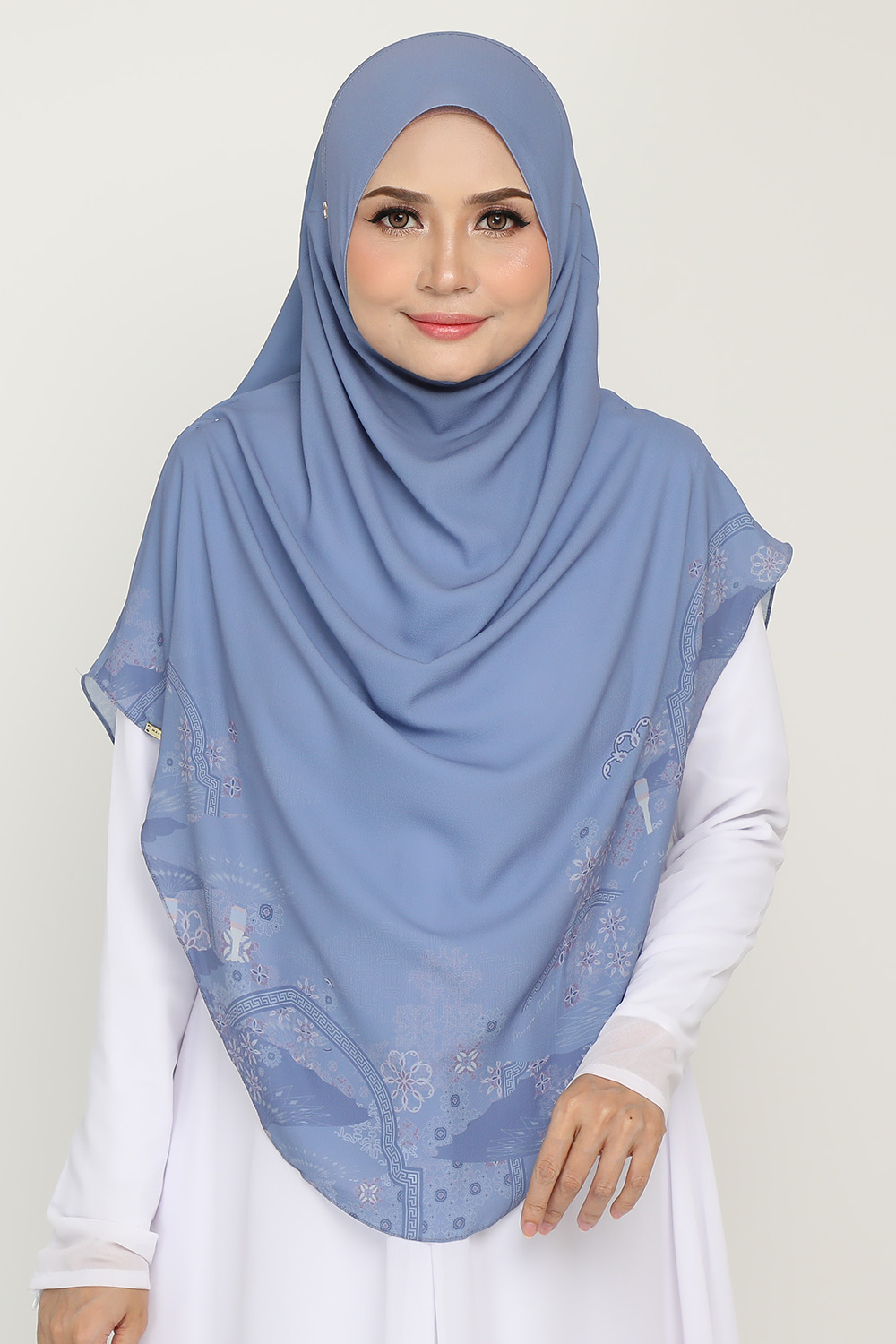 Umma Printed Raudhah Bright Blue