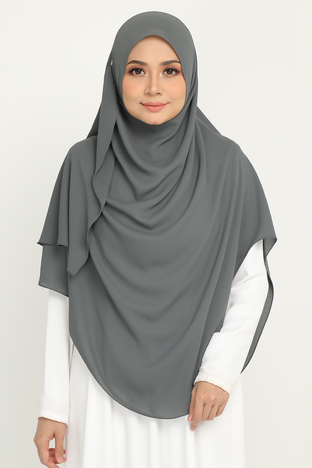 Umma Shawl Ebony Grey