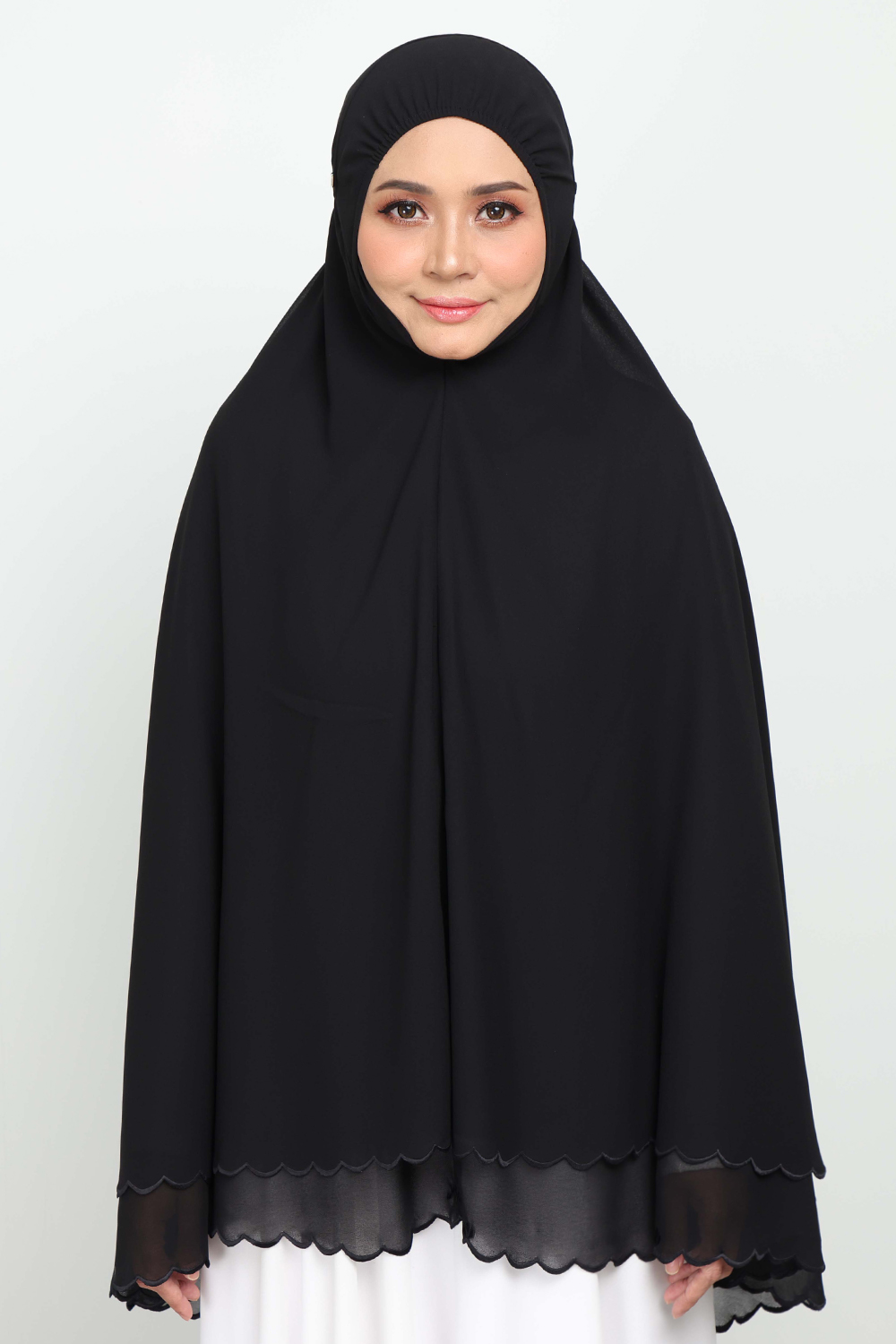 Mini Telekung Fatimah Licorise Black