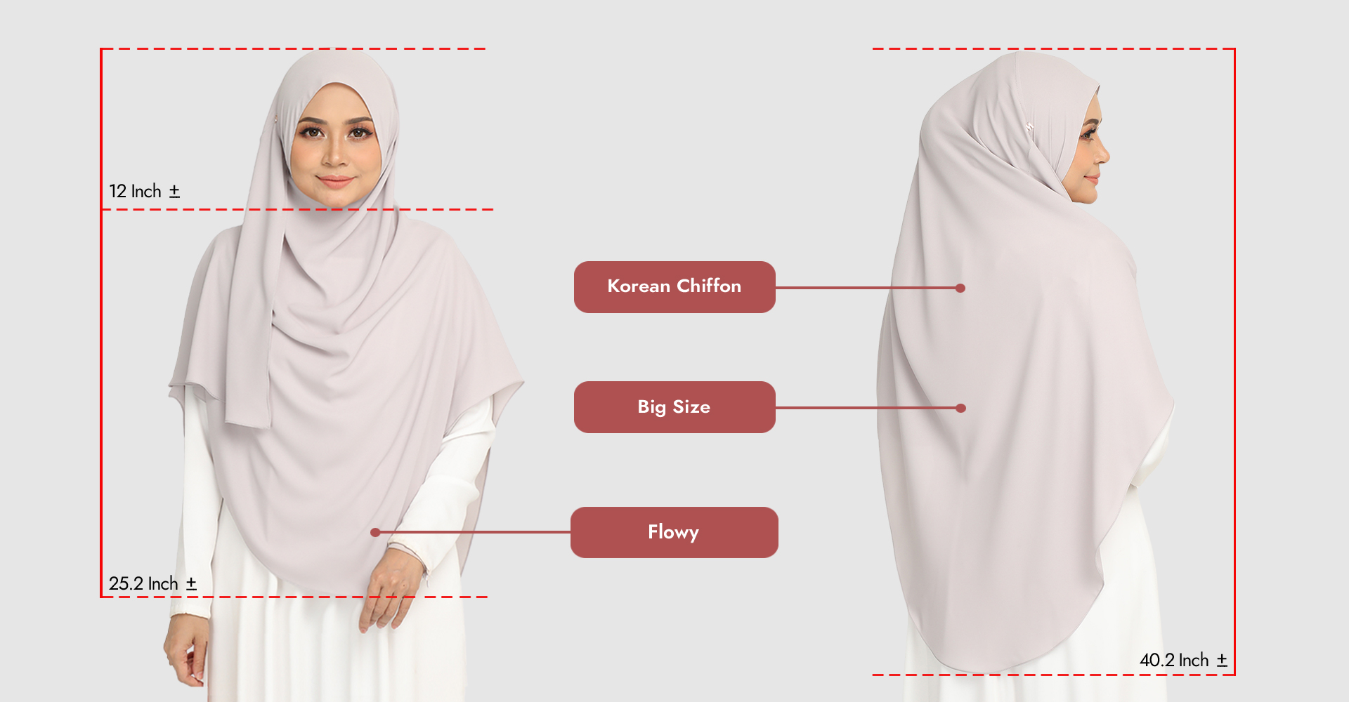 MaryamKhadijah | Inspirasi Tudung Labuh | Bahagiakan Rayamu Umma Shawl